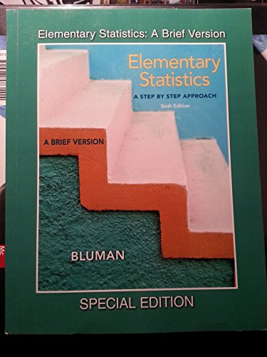 Elementary Statistics: A Brief Version (Element... 0077830822 Book Cover
