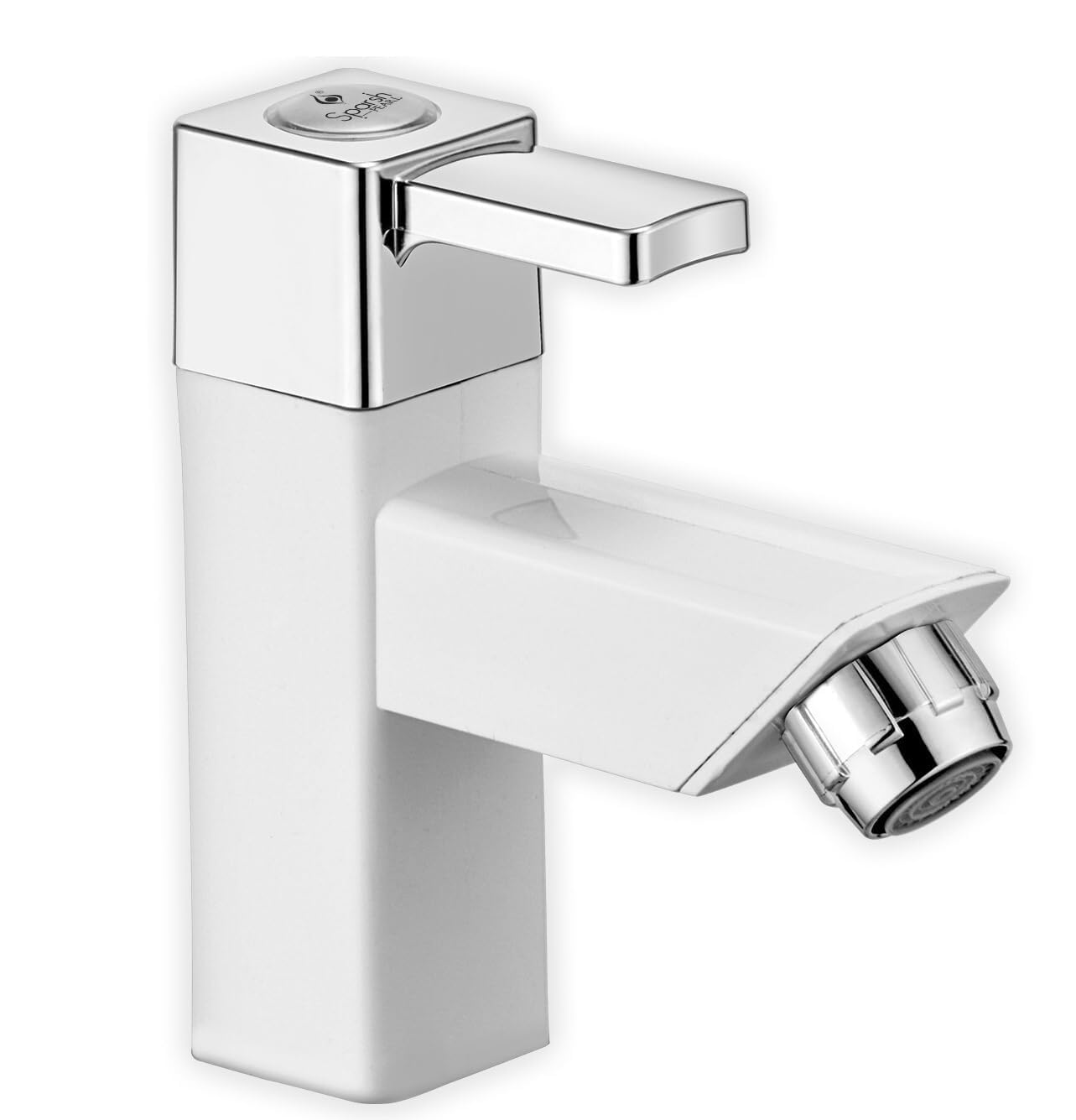 Sparsh Pearl EDE-1223 PTMT 45 Degree Pillar Tap Faucet (for Bathroom, Kitchen and Offices etc.) Premium Material Bib Tap Faucet (Deck Mount Installation Type)-image-7