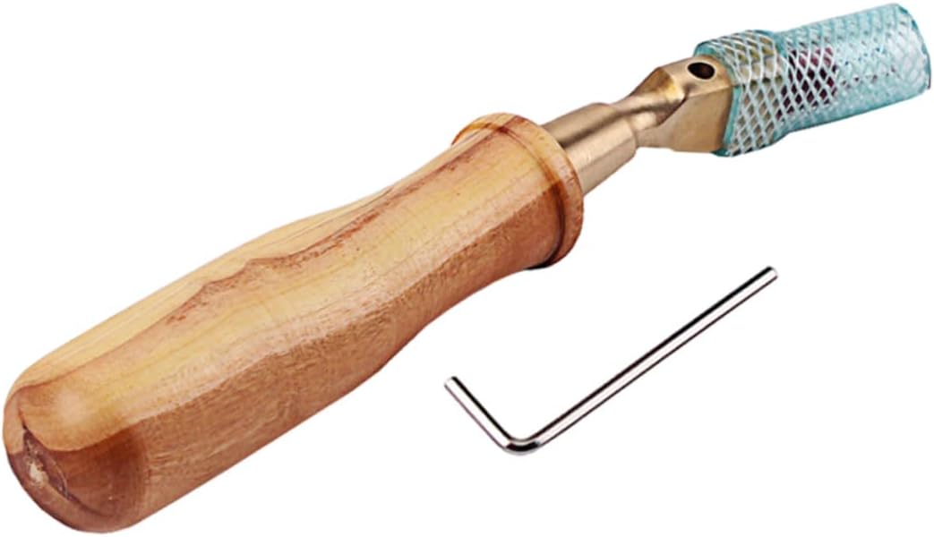 Toyvian Piano Hammer Tool Bent Head Piano Hammer Tool Hardwood Handle Accessory Elbow Pin Tyre Wrench