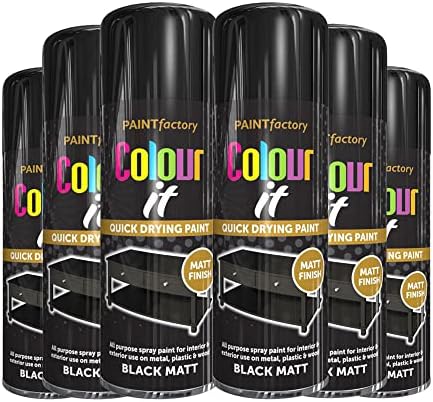 Classic Signature - 1 x All Purpose Crimson Red Aerosol Spray Paint 250ml Quick Drying Spray, Fast Dry and Excellent Coverage for Wood, Metal, Plastic and more