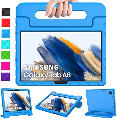LTROP Kids Case for Samsung Galaxy Tab A8 10.5 2022, Galaxy Tab A8 Case, Light Weight Shockproof Handle Stand Kids Case for Samsung Galaxy A8 Tablet 10.5 Inch 2022 (SM-X200/X205/X207), Blue
