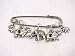 Baby Elephants - 5 Silver Knitting Stitch Markers