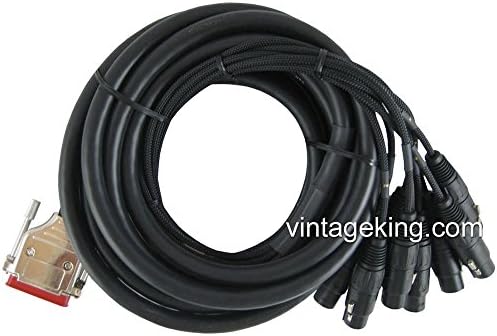 Mogami Gold DB25 to XLRF-50' ft