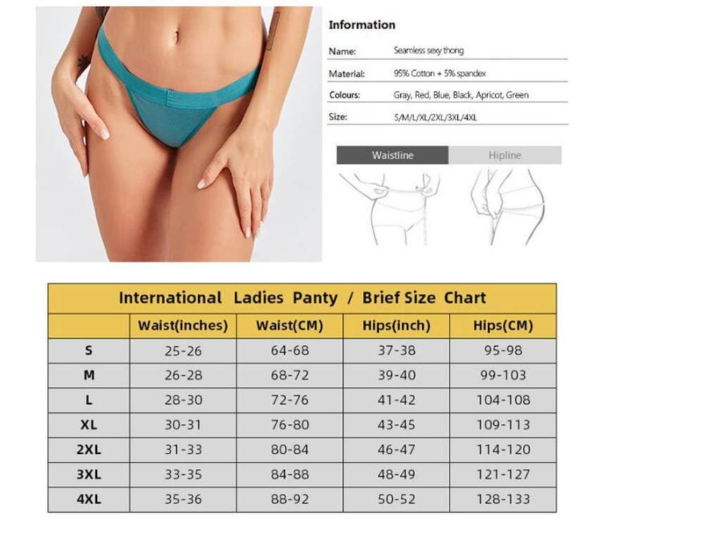 Tanga Menstrual para Mujer Ropa Interior a Prueba de Fugas Bragas absorbentes a Prueba de Fugas Tanga Menstrual Paquete de 4 Multicolor L