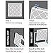 Aerostar 18x20x1 MERV 13 Pleated Air Filter, AC Furnace Air Filter, 6-Pack (Actual Size: 17 3/4