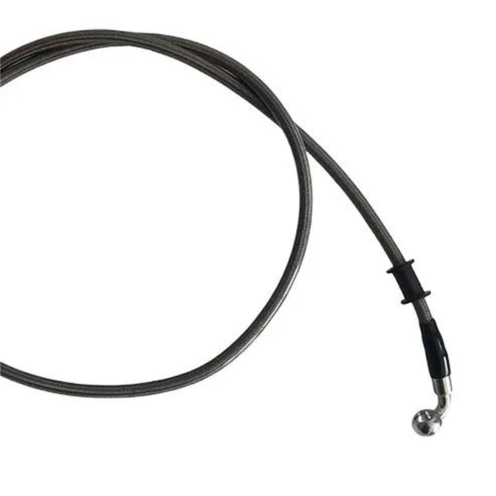 Tubo flessibile dell'olio Tubo Flessibile Dell'olio Per Frizione Freno Anteriore E Posteriore Rinforzato Per Motociclette, In Acciaio Inossidabile, Intrecciato Idraulico M10 90°-90°, Accessori(250cm)