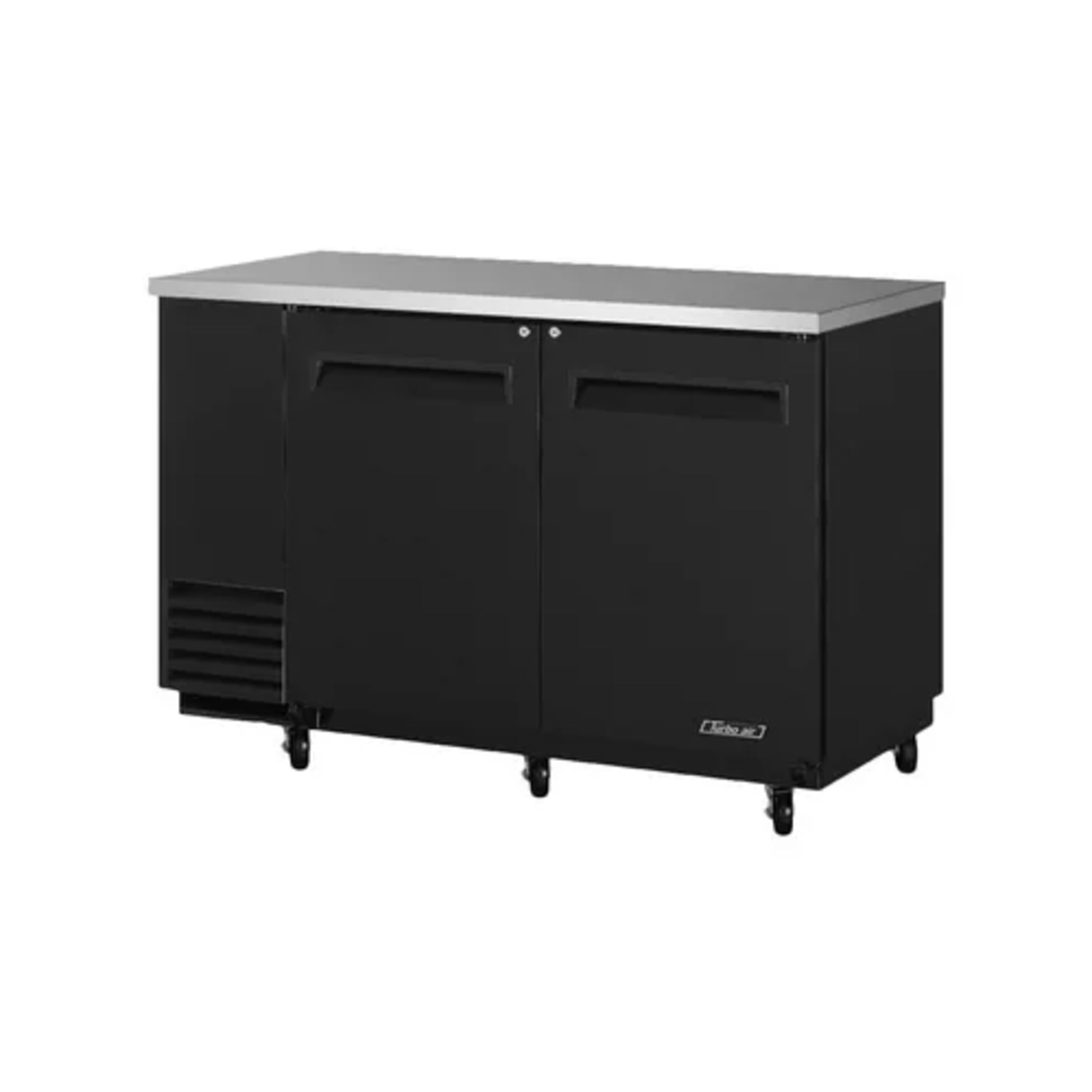59 in Back Bar Cooler w/ 2 Solid Doors by Turbo Air – 19.0 cubic_feet, Silver, Model TBB-2SB-N6