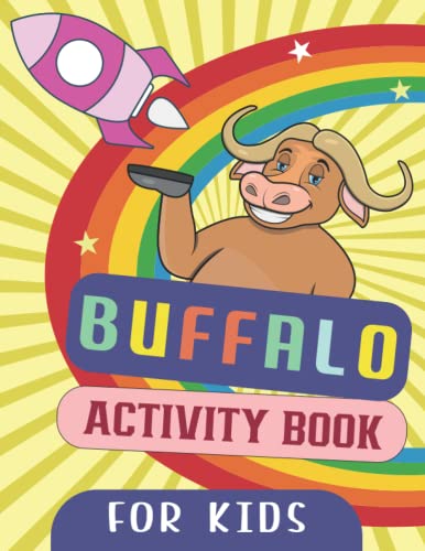 Buffalo Activity Book For Kids: This Buffalo Fun Indoor Activity book is The Perfect Gift For Kids image 2