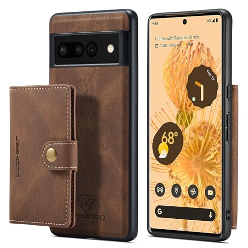 Étui portefeuille Google Pixel 7 antichoc éliminant l'encombrement des cartes