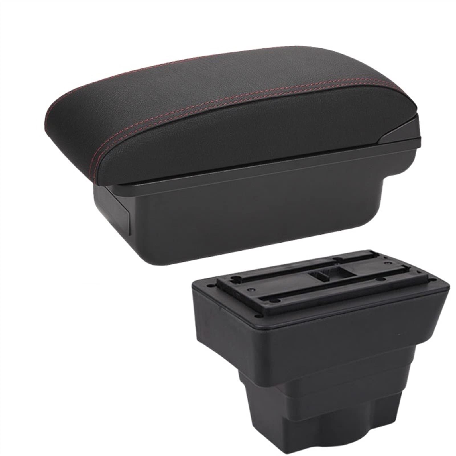 Baiqimv For Opel For Astra J Car Armrest Box Retrofit Parts Car Armrest Center Storage Box Interior Details Car Accessories USB(C1 NO USB)