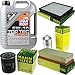 Produktbild QR-PARTS 69378666 Filter Set Inspektionspaket 5 Liter Liqui Moly Motoröl Top Tec 4200 5W-30 MANN-FILTER Innenraumfilter Kraftstofffilter Luftfilter Ölfilter