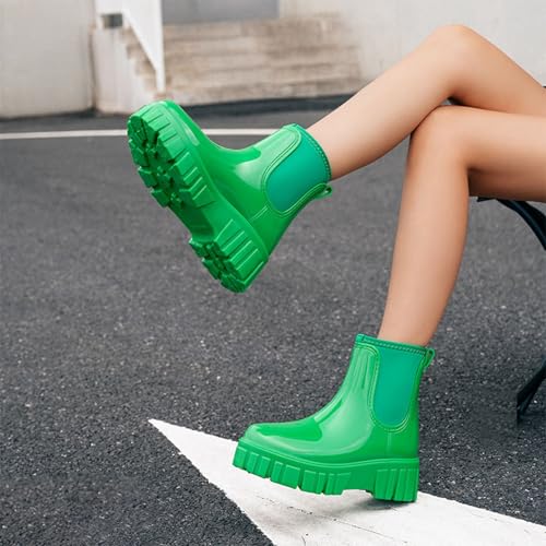 Bottes de pluie imperméables et légères de couleur unie - 3