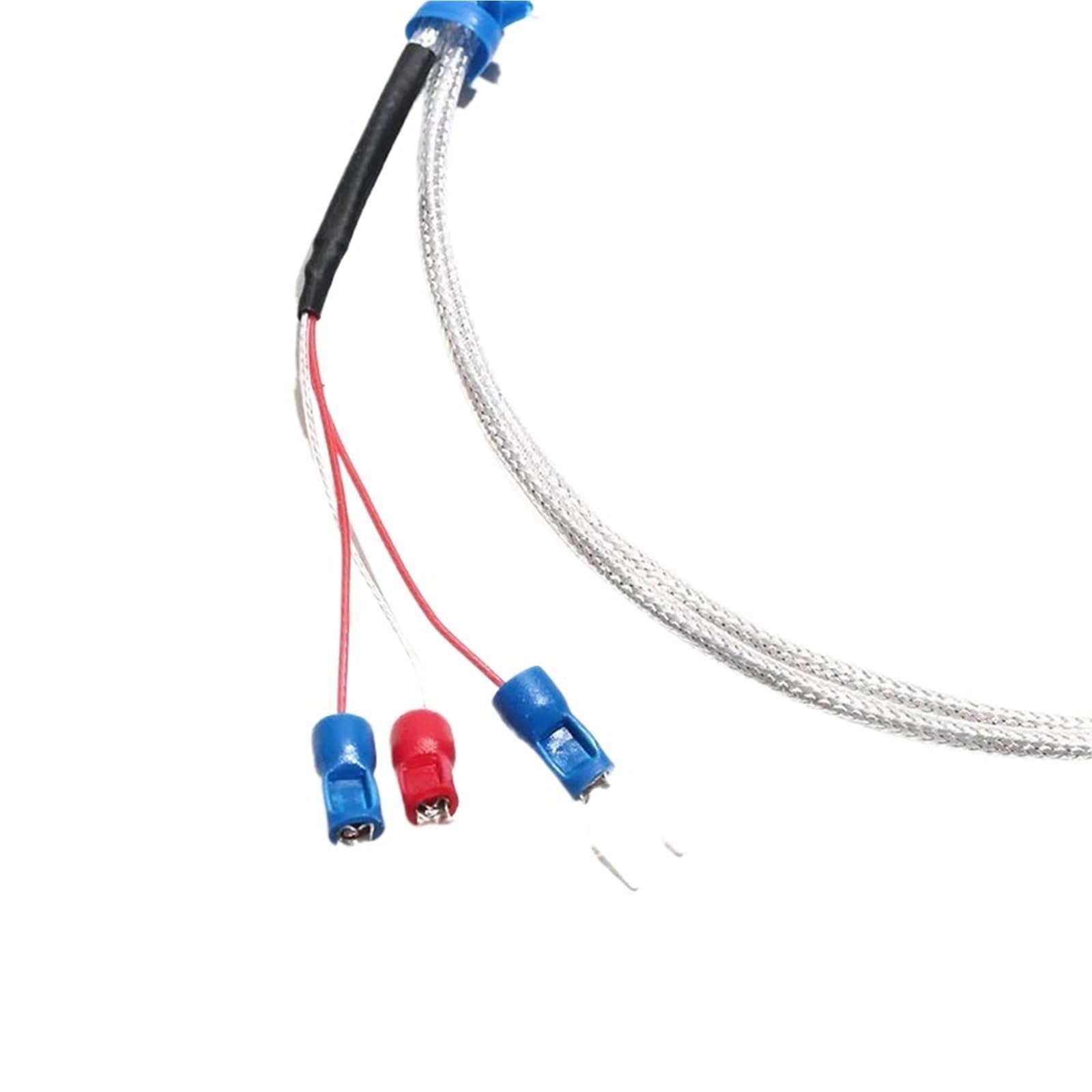 Sensore sonda temperatura resistenza termica piastra tipo PT100 Filo schermato PTFE/poliimmide placcato argento 1M-5M(16,Cable Length 4M)