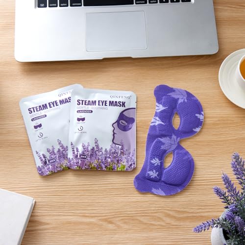 QINFENG 18 pacotes de máscara de olho a vapor para olhos secos, máscaras de auto-aquecimento, cuidad