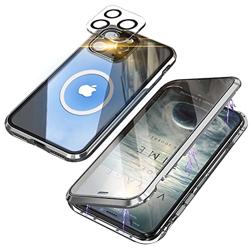 Amazon.co.jp: iPhone 13 Pro Max ケース クリア 両面強化ガラス
