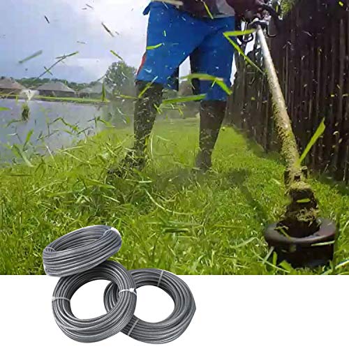 Anleolife Round Heavy Duty .120-Inch-by-142-ft String Trimmer Line in Donut, Thicker Weed Eater - Thumbnail 3