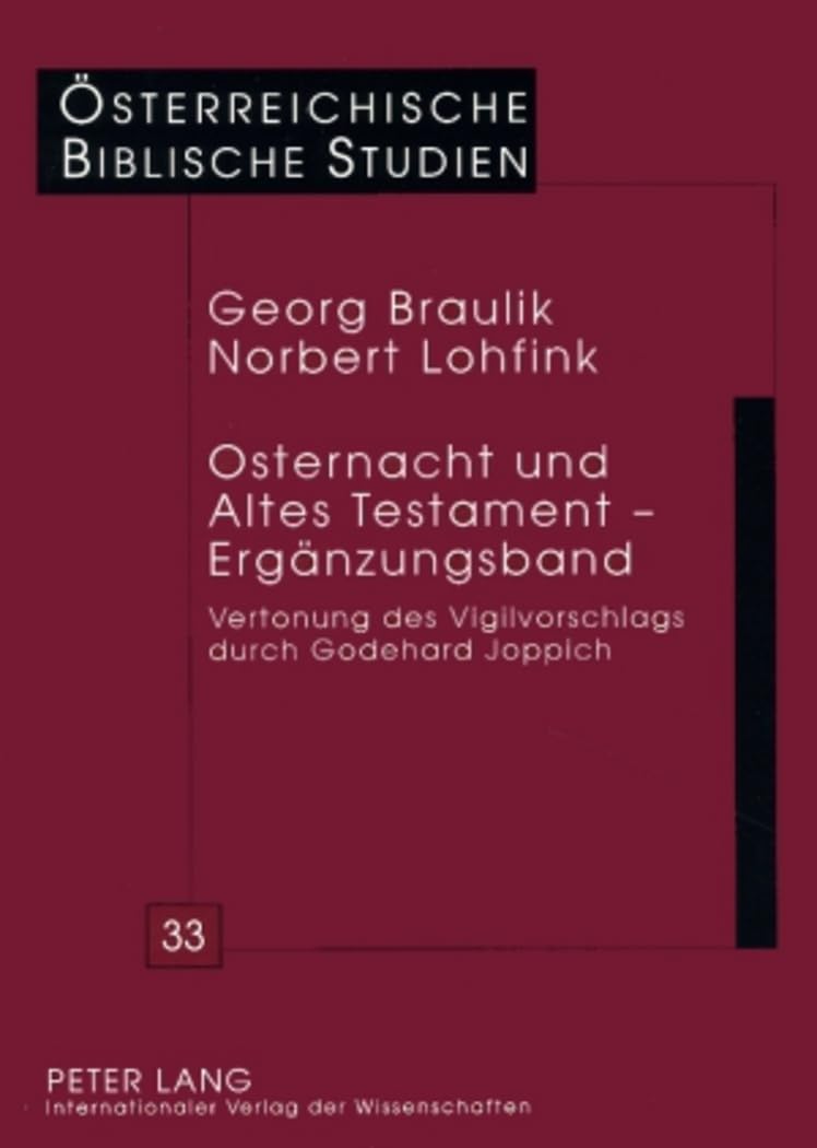 Vigilvorschlags Osternacht und Altes Testament chorale