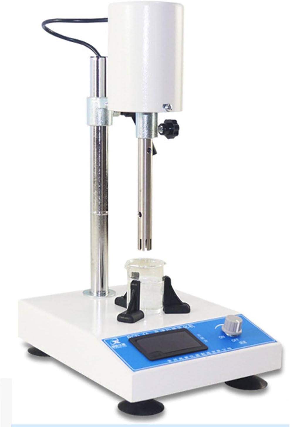 1000ml High Speed Homogenizer, 220W Lab Disperser Emulsifier, 20000RPM Adjustable Speed Extraction Machine with 2 Working Heads, for Lab, Emulsion, Cell Dispersion