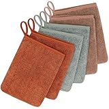 Utilisation Sûre Gant de Toilette Bebe: Ces moufles pour le visage ne contiennent pas de produits chimiques, n'endommageront pas votre peau lorsqu'elles sont utilisées, et ces serviettes pour le visage, éliminant les impuretés sans agresser la peau. C'est idéal pour les enfants et ceux qui ont la peau sensible. Les gants de toilette doux pour le corps ont de nombreuses utilisations, vous pouvez les utiliser pour prendre un bain, vous démaquiller ou vous laver le visage.