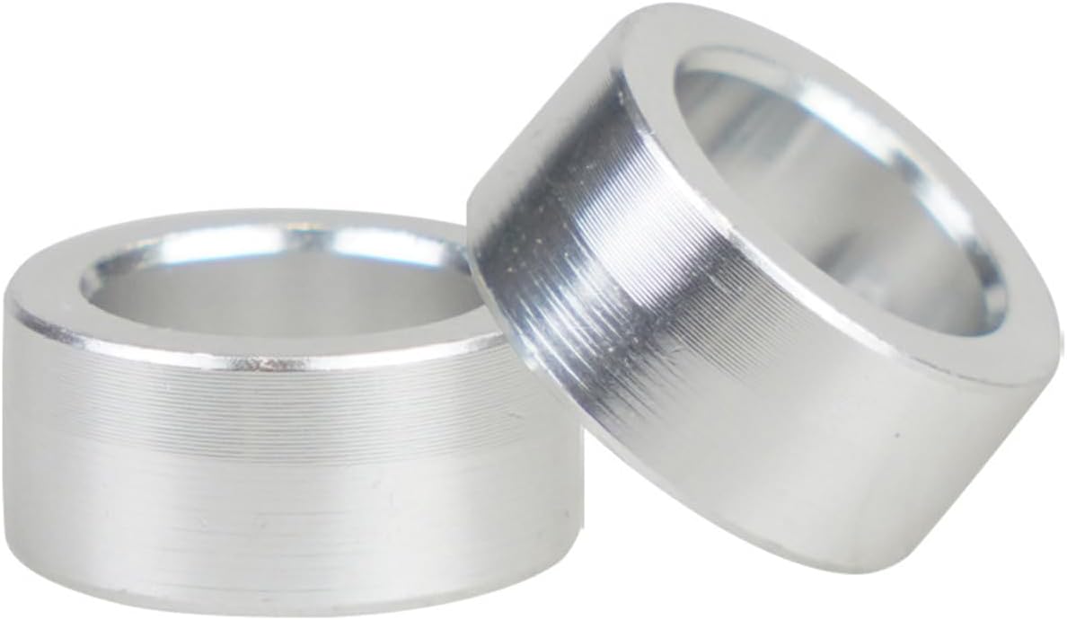 2PCS Replacement Steering Column Sleeve Steering Column Middle Shaft Bushing Stem 1500 Aluminum Bushing