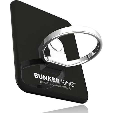 Amazon Co Jp Bunker Ring 3 全5色 バンカーリング Iphone Ipad Ipod Galaxy Xperia スマートフォン タブレットpcを指1本で保持 落下防止 スタンド ジェットブラック