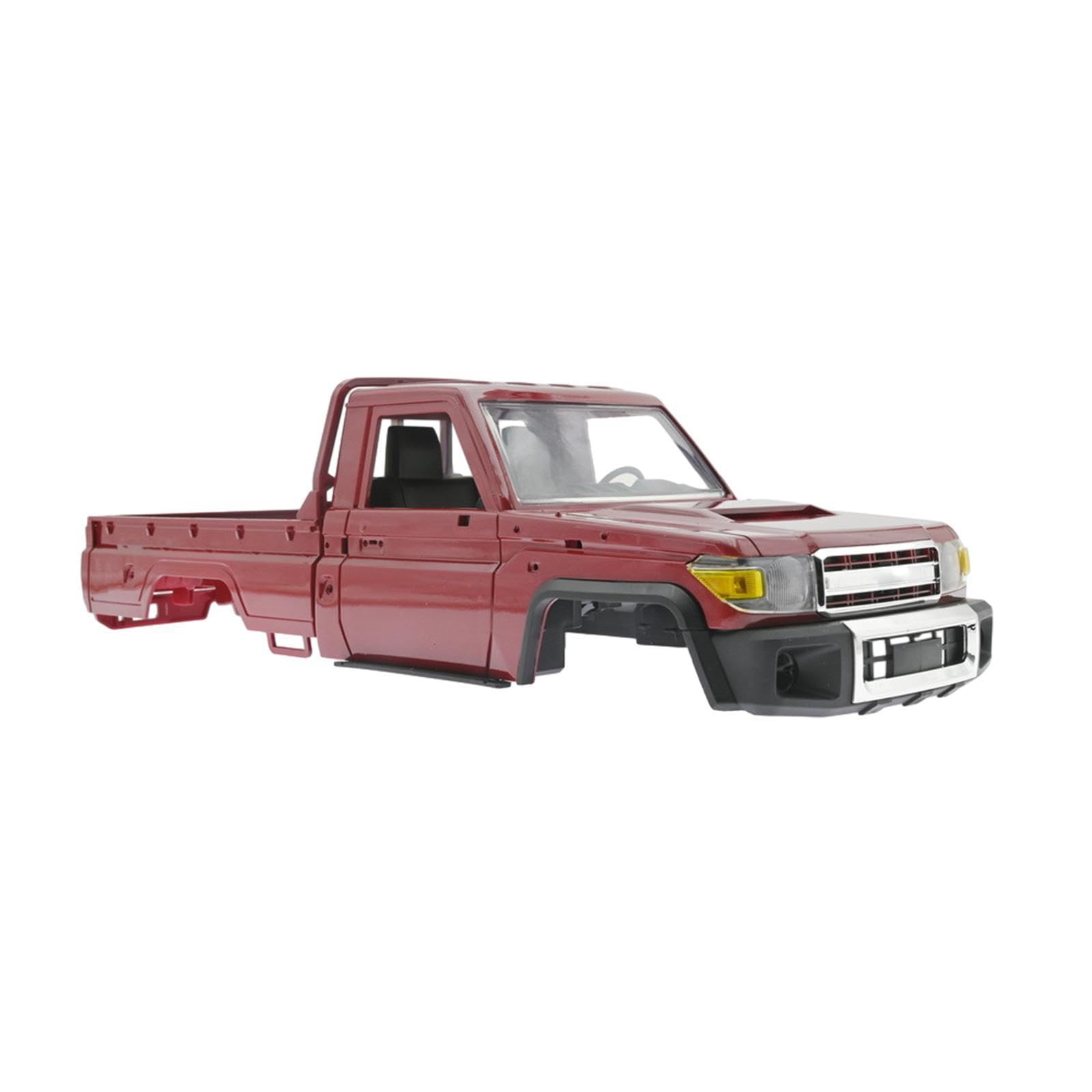 Reemplazo de carrocería para camión RC diseñado para entusiastas del control remoto que buscan un estilo duradero. Entusiastas del bricolaje que, Rojo, 36 x 10 x 14 cm