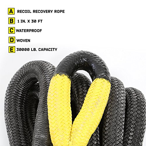 Recoil Recovery Rope 1X30 30K Lbs #TOP2