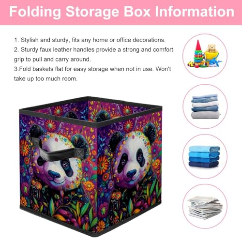 Panier de rangement panda pour organiser la chambre de bébé - 4