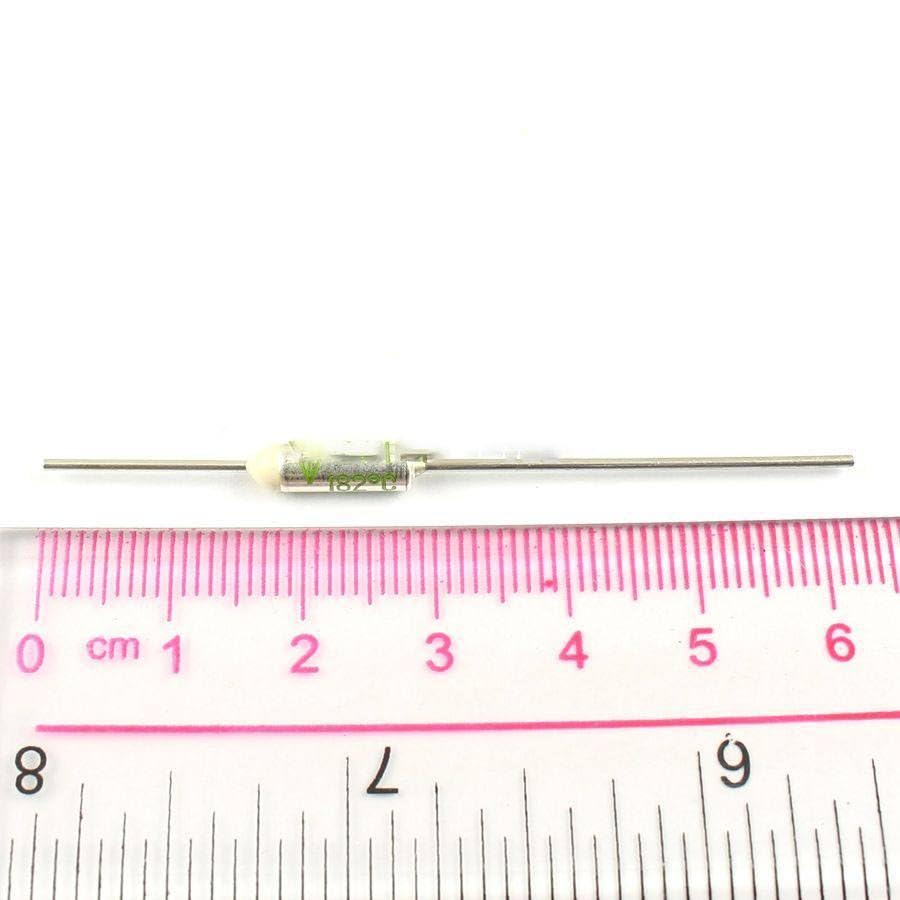 100 Pcs Thermal Fuse 182 Degree TF Cutoff 250V 10A