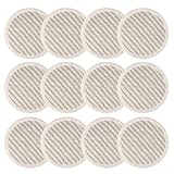 Jirmory 12 Pack S7001 Replacement Pads for Shark Steam Mop S7001, S7201, S7000AMZ, S7000, S7000C, S8201, S7001TGT, S7005, S7020 Spin & Scrub Steam Mop, Microfiber Washable, Part # XKITP7000