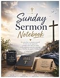 Church Notebook: Religious Paperback Notebook, Christian Journal, Church Notebook, 100 Pages, 8.5x11 inch...