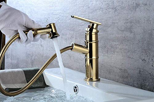 Mitigeur de lavabo rétro en cuivre pour créer une salle de bain de style spa