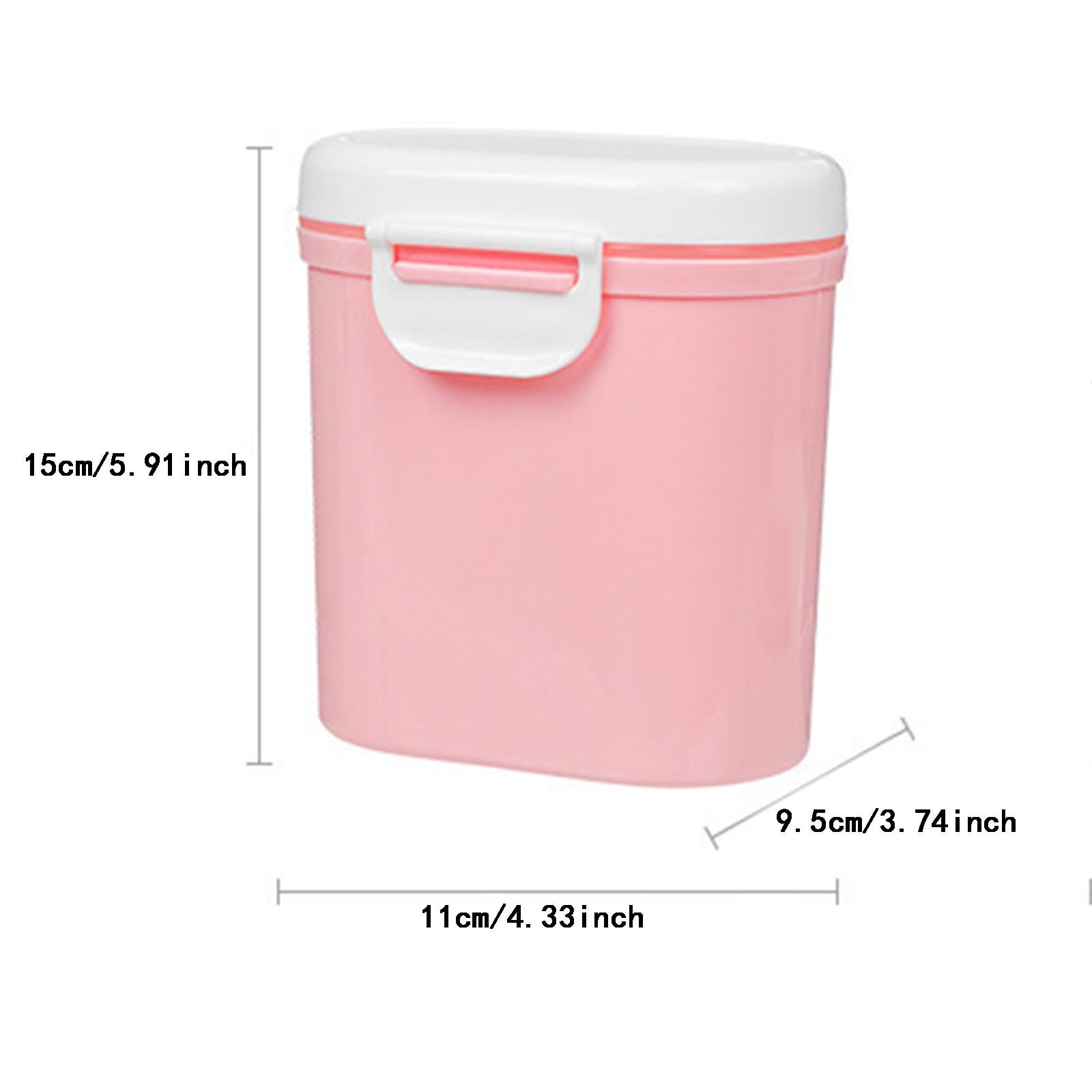 95sCloud-1 Milchpulver Aufbewahrung, Tragbarer Milchpulver Portionierer Baby, Milch Pulver Spender Dose Baby Milchpulver Aufbewahrung Luftdichter Portionierer für Aufbewahrung (Sky Blue, One Size) Baby