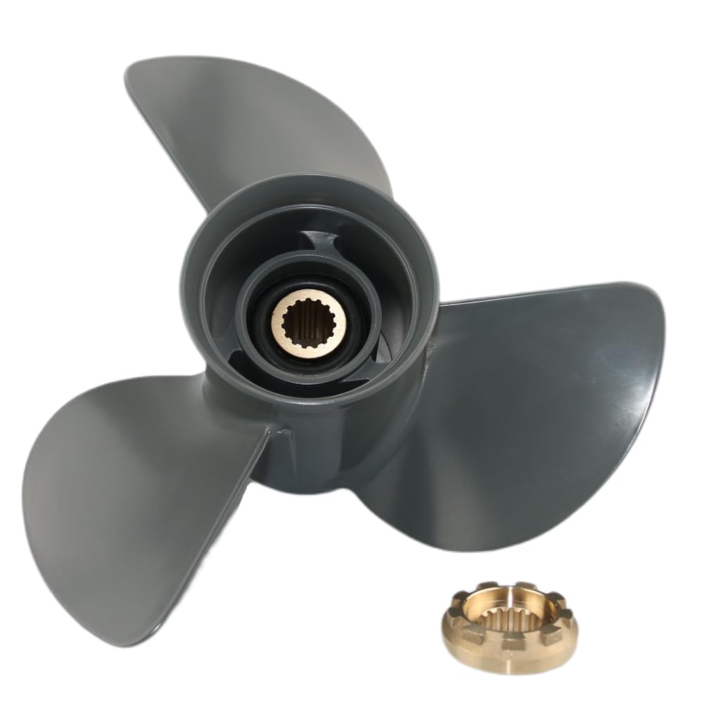 AUQAMAN 13 7/8x21 Boat Propeller fit Honda Outboard Engine BFP60/BF70/75/90/115/130HP 15 Spline Tooth