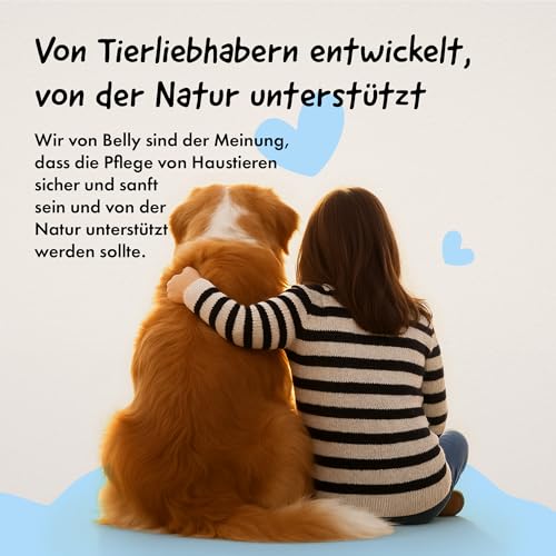 Belly® Natürliche Kohletabletten Hund - Aktivkohle Tabletten, Zum Aufbau von Darmbakterien & Darmflora - mit Antioxidantien, Vitaminen und Mineralien, vegan (120g)