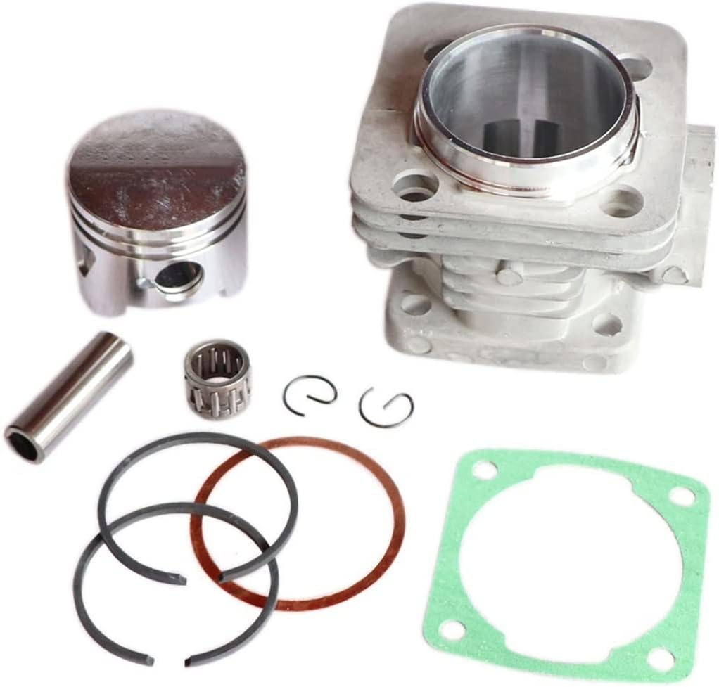 Replacement Part for Carburetor 49CC (44-6) or 47CC (40-6) Engine Cylinder Head With Piston Pin Full Kit For 2 Stroke Mini D_irt Bike A_TV Q_uad P_ocket