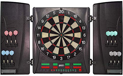 Best Sporting Dartscheibe elektronisch Wembley I elektronische Dartscheibe mit LED-Anzeigen I...