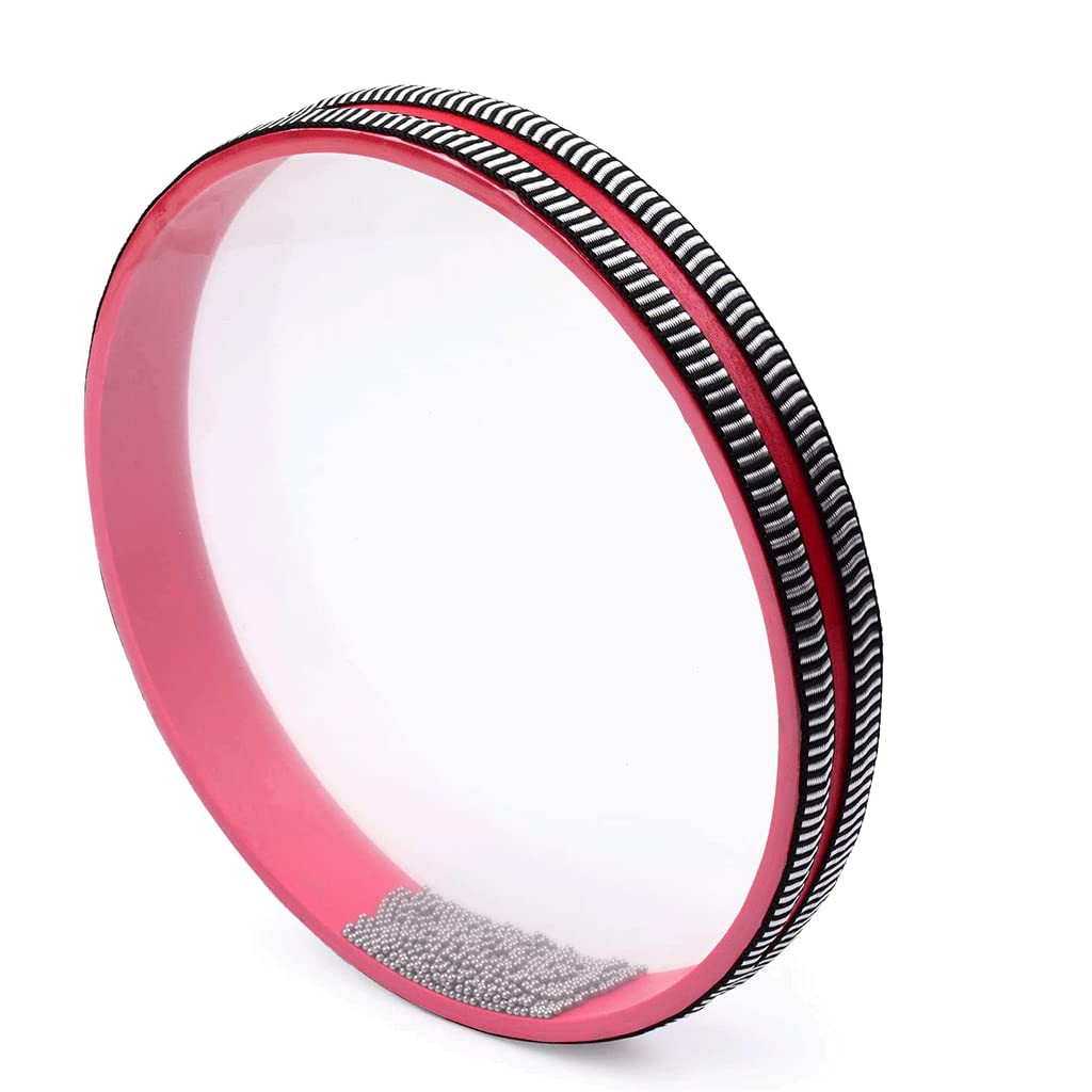 PAASHE Handpan Tambour Tambour de chaman Tambour de Poche en Bois Tambour d'océan de 10 Pouces Fait à la Main Tambour éthéré Tambour de Langue pour garçons et Filles Haute qualité