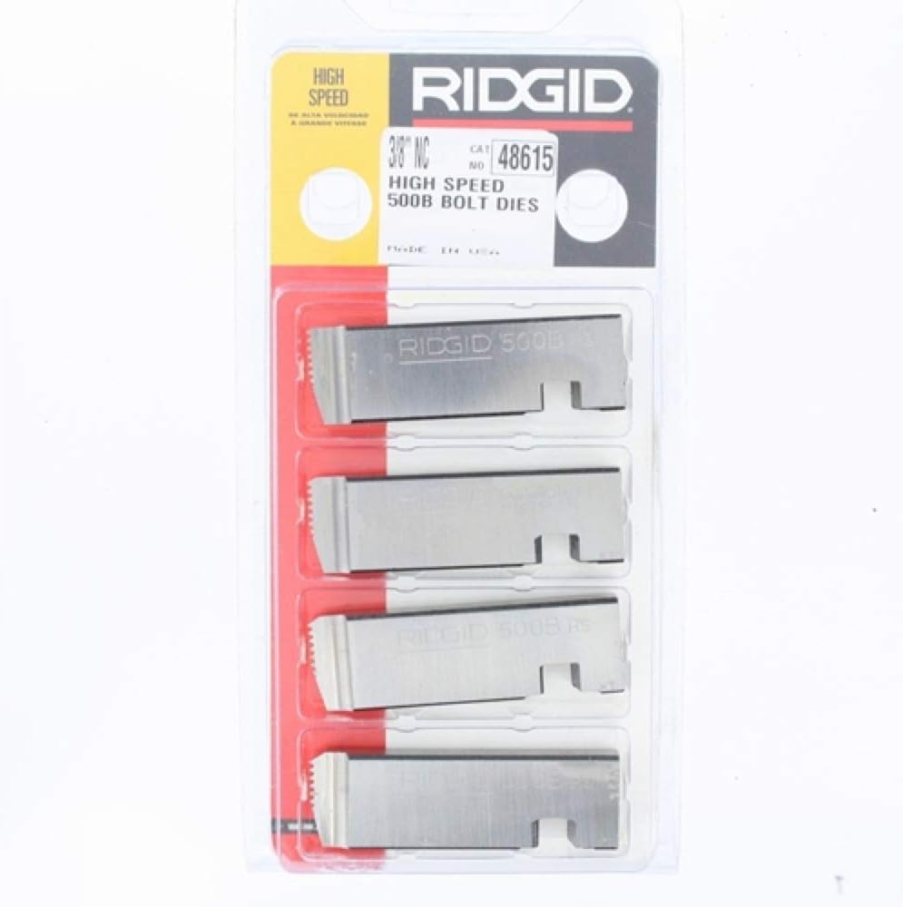 Ridgid 48615 3/8-inch 500B High Speed Bolt Dies