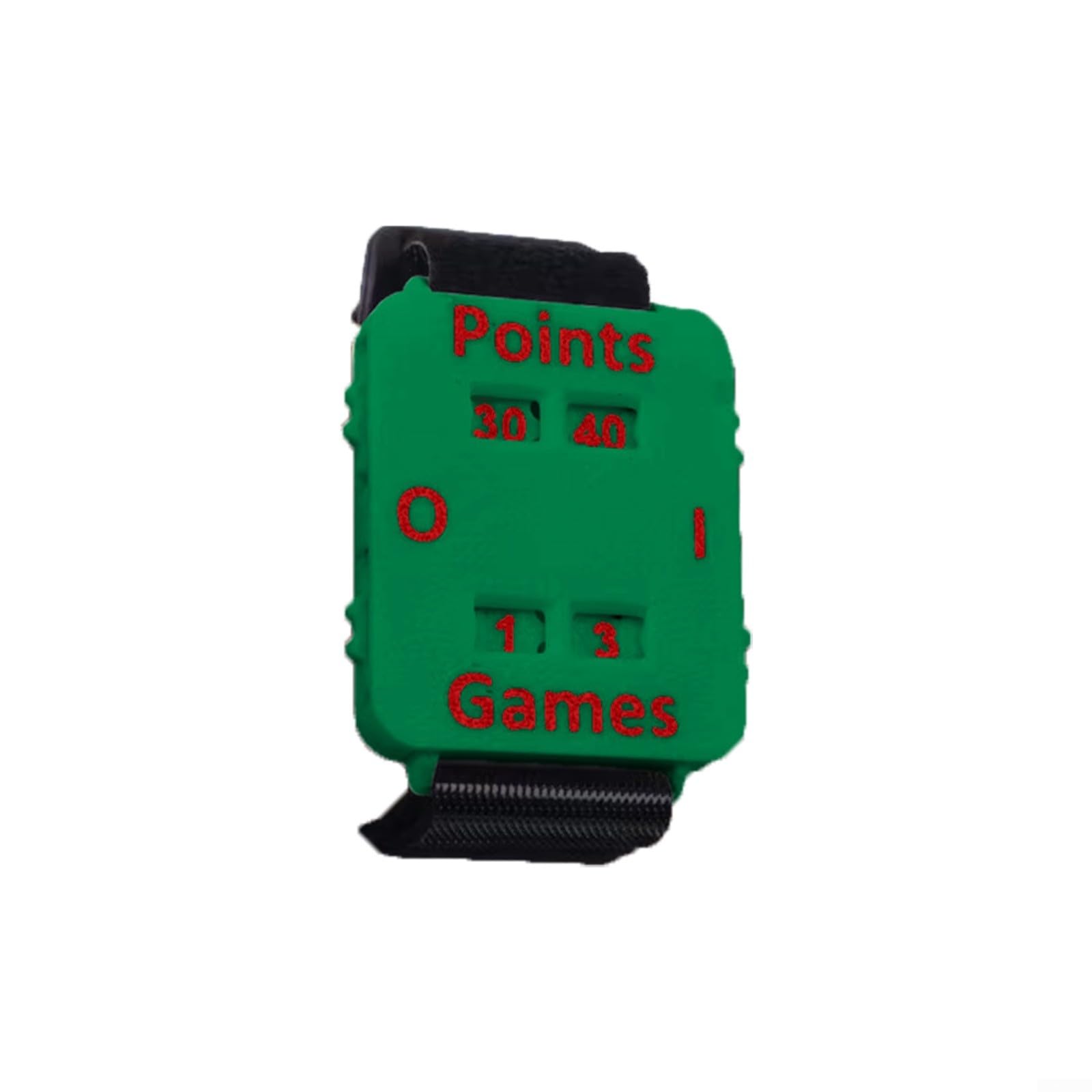 Bracelet réglable pour tennis et sport, compteur d'affichage, sangle en résine, 30x4,5x3 cm, noir