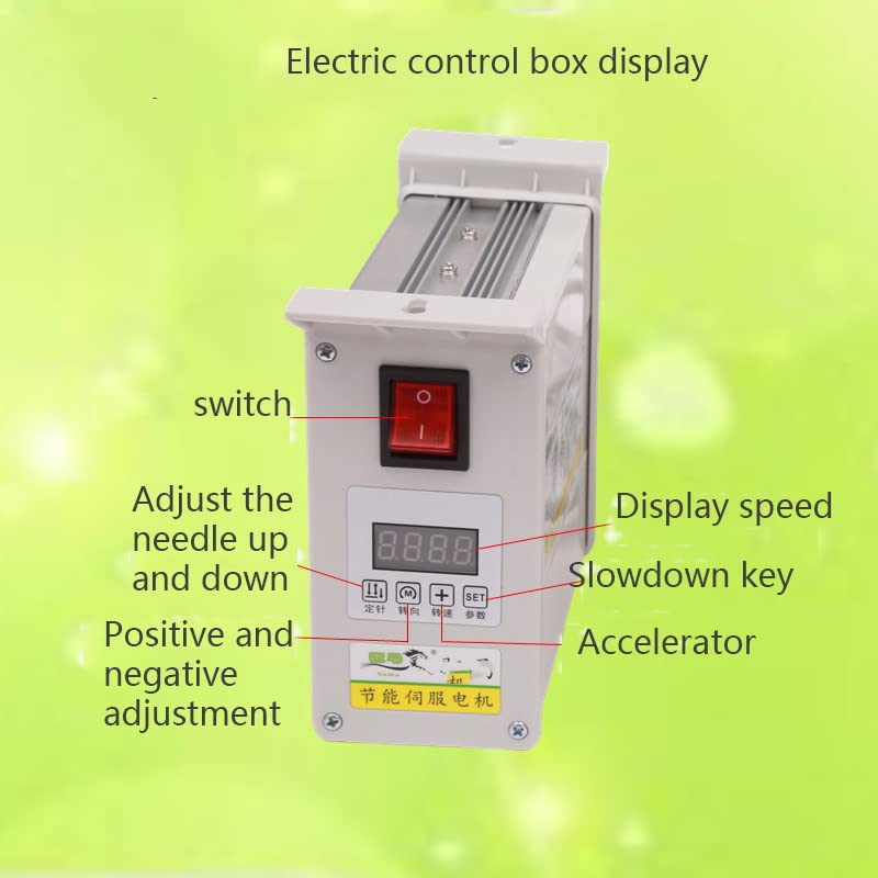 Macchina da cucire a trasmissione diretta silenziosa a risparmio energetico 400W / 500W Macchina da cucire for auto da casa con motore elettrico per principianti fai da te(80W)