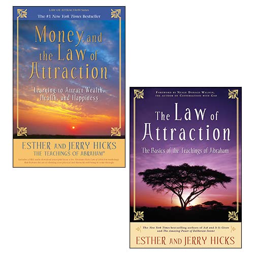 Esther Hicks & Jerry Hicks 2 Books Collection Set (The Law of Attraction, Money, and the Law of Attraction)