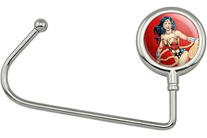GRAPHICS & MORE Wonder Woman Character Purse Bag Hanger Holder Hook
