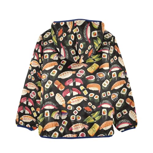 CHIFIGNO Cute Cartoon Planets Outerwear Jackets with Hood Toddler Hoodies for Fall Winter Toddler Zip up Hoodie Boy 3-10Y2