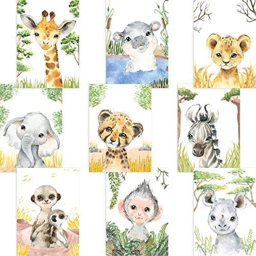 Poster animaux africains CreativeRobin : l'éveil poétique de bébé