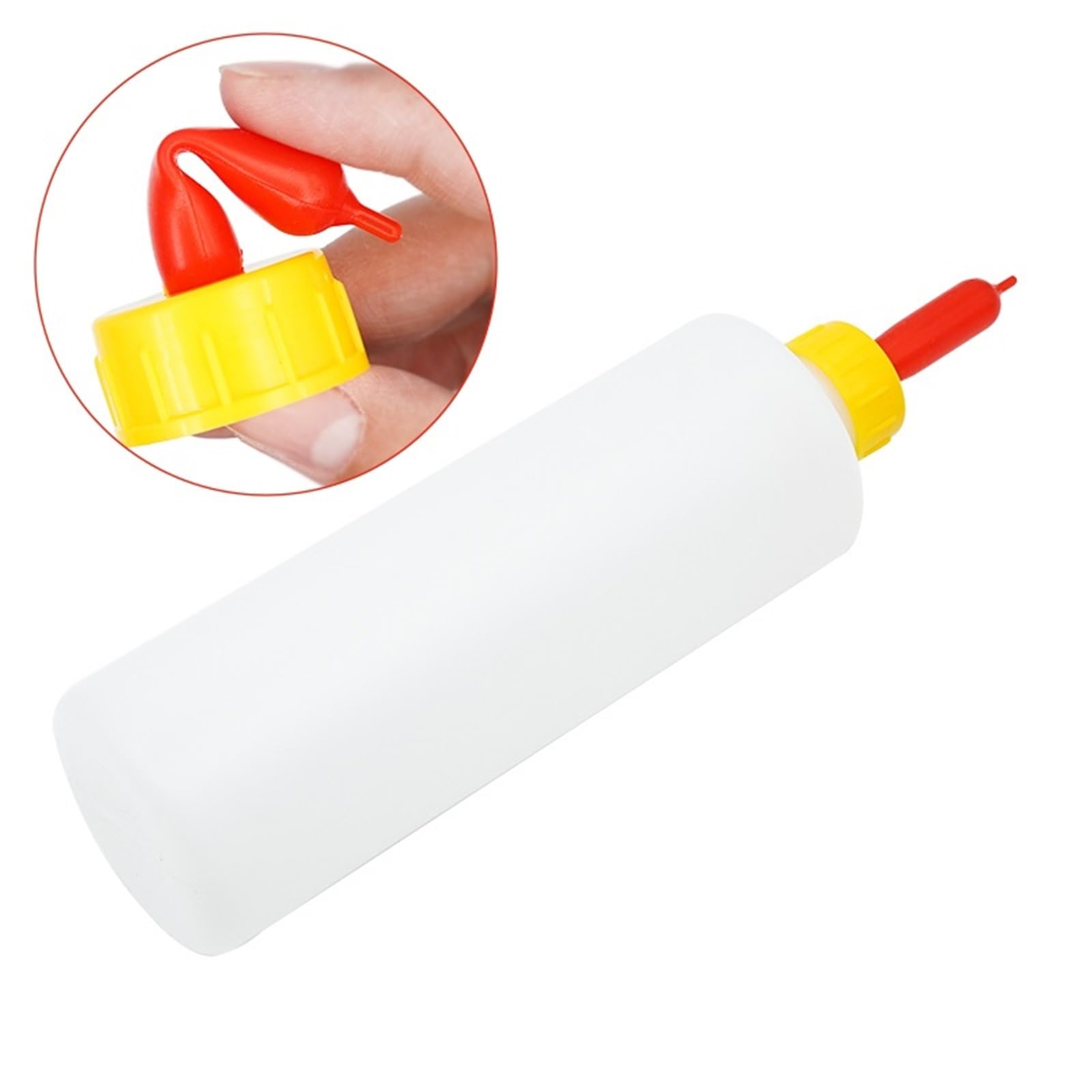 Biberon per agnelli, Biberon for latte da 400 ml con 5 tettarelle for agnello, vitello, maialino, pecora, capra, cucciolo(5 Pcs pacifier)