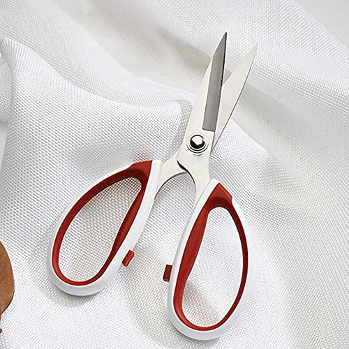 Tijeras domésticas de Alta Resistencia, Tijeras de Costura Acero Inoxidable 7,8 Pulgadas, Tijeras plástico Resistentes for Uso Civil, Cocina