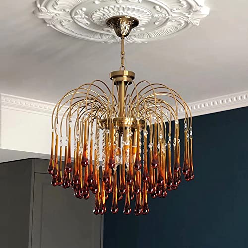 Lustres de luxe modernes en cristal pour salle à manger et séjour