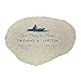 GiftsForYouNow Gone Fishing in Heaven Personalized Memorial Garden Stone, Flat UV Resin Stone, Measures 11.25