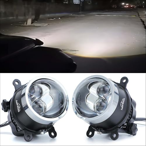 Audio Wheels Store Audio Wheels 3 Inch 120W Dual-Beam LED Fog Lamp - - Image 4